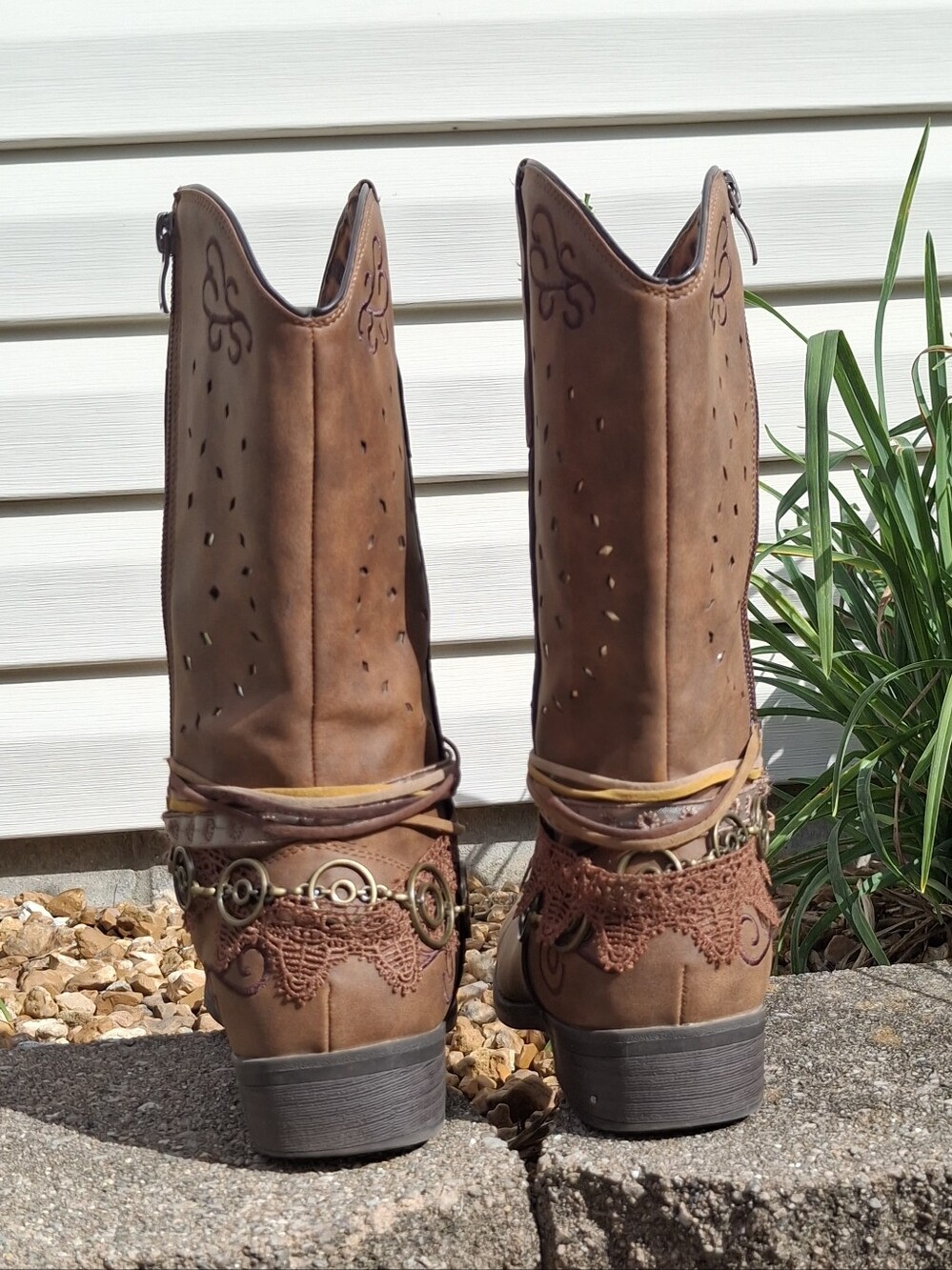 Children's Rodeo Ropers "Carousel" Western-Style Boots (Size 5) - Picture 5 of 7